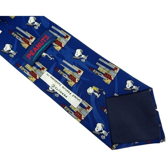 City Dog Snoopy Tie Peanuts Cartoon Funny Necktie - Picture 4 of 4